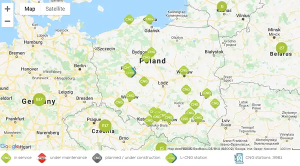 Gdzie tankować CNG w Polsce? Sprawdź stacje i uniknij problemów z gazem